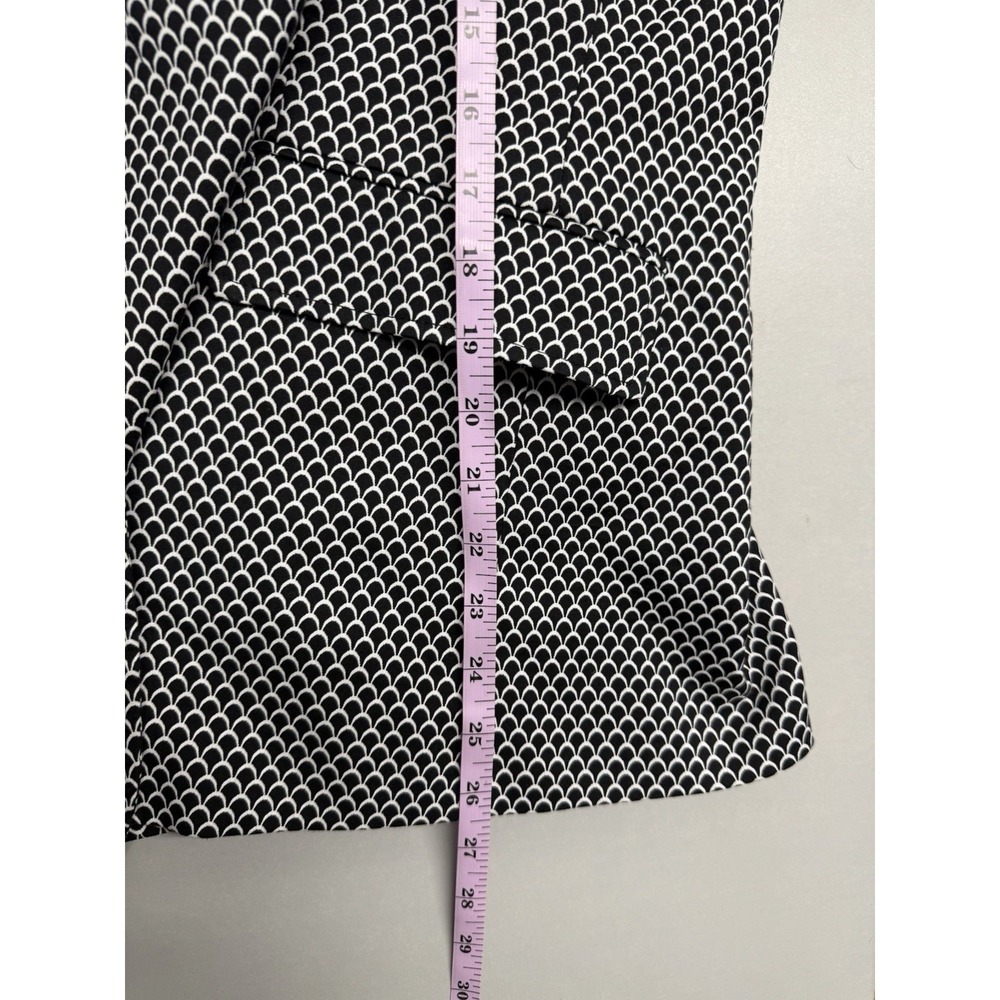 Elena Miro Black & White Geometric blazer. Single Breasted. Womens. Sz 10 - Picture 6 of 16